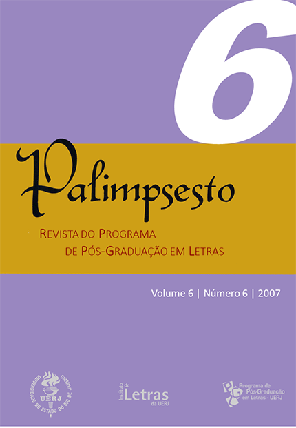 					Visualizar v. 6 n. 6 (2007): PARCERIAS INSUSPEITAS
				