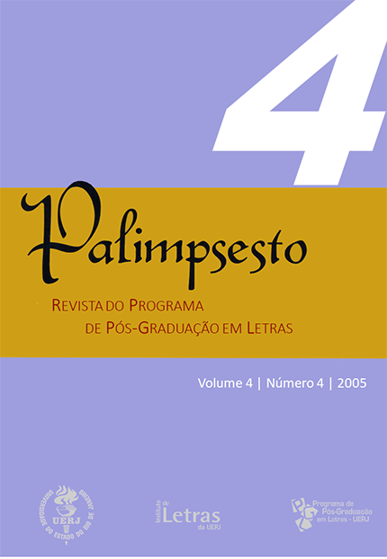 					Visualizar v. 4 n. 4 (2005): O ESTRANGEIRO
				