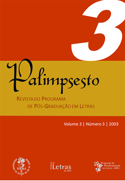 					View Vol. 3 No. 3 (2003): ENTRE O ERÓTICO E O PORNOGRÁFICO
				