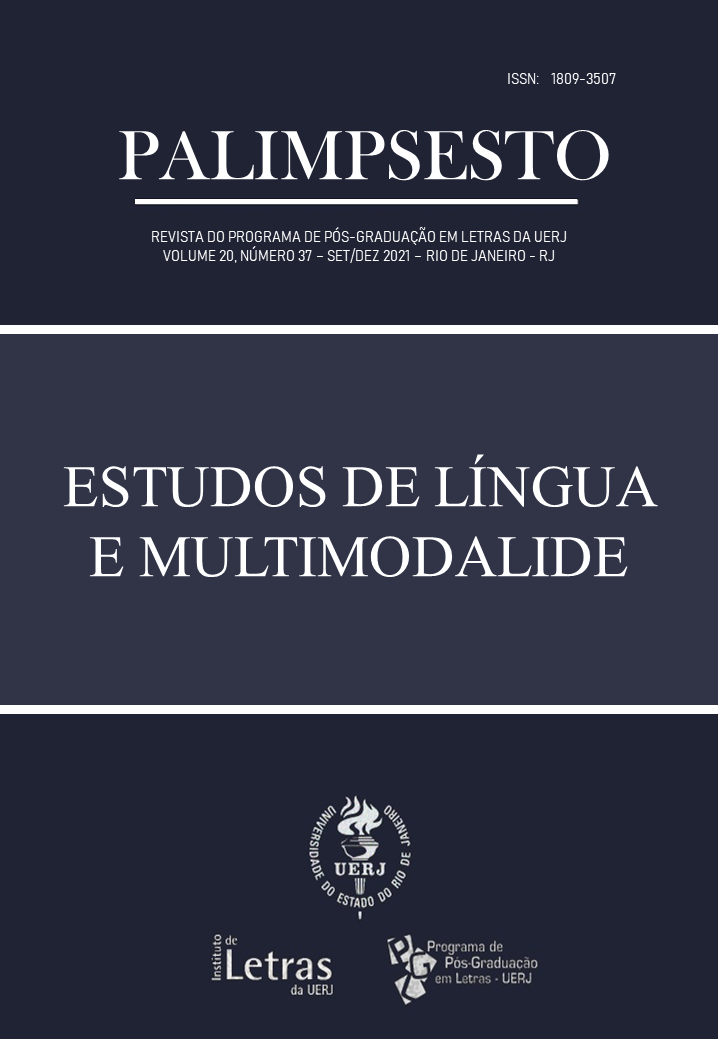 					Visualizar v. 20 n. 37 (2021): Estudos de Língua e Multimodalidade
				