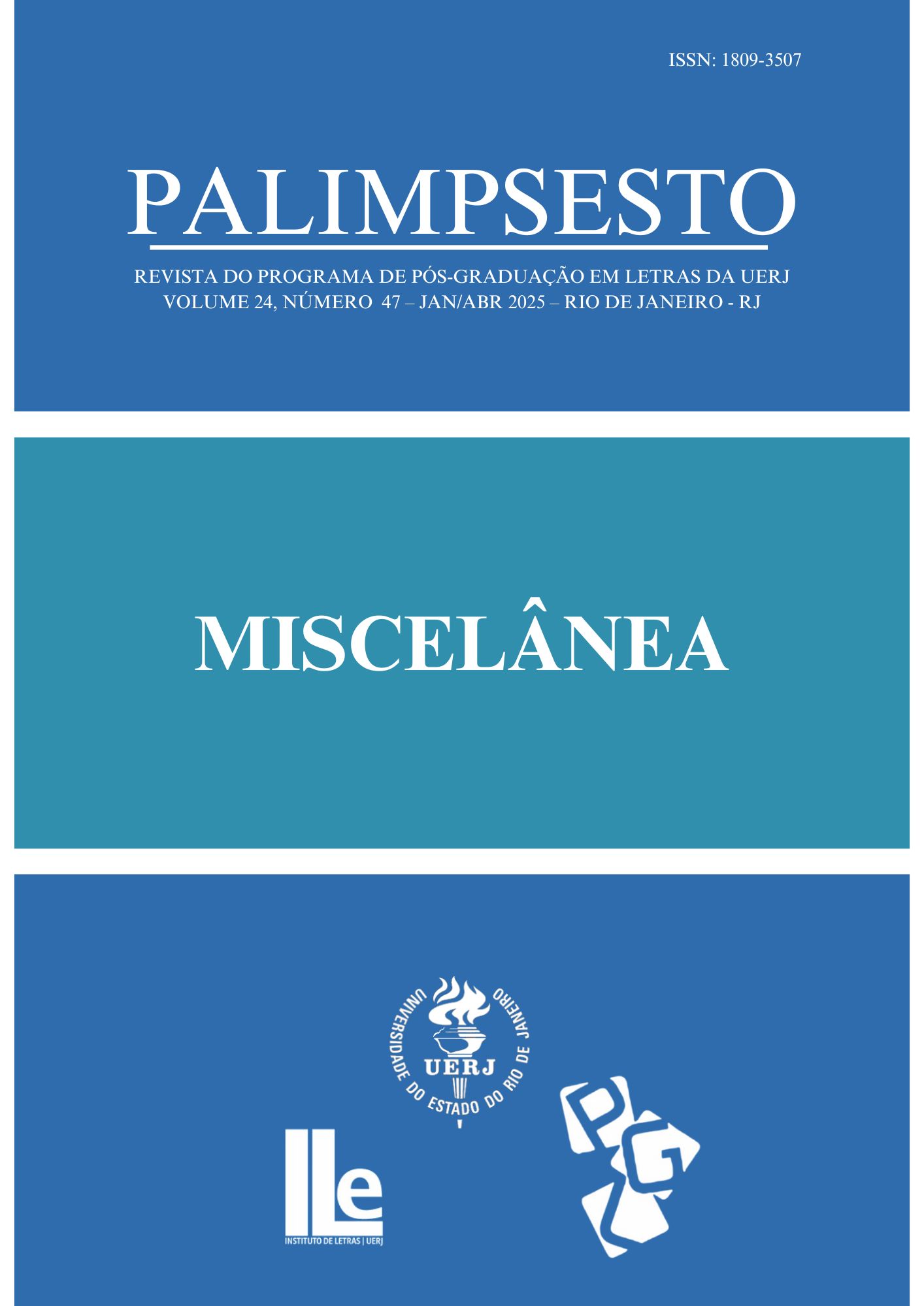 					Visualizar v. 24 n. 47 (2025): Miscelânea
				