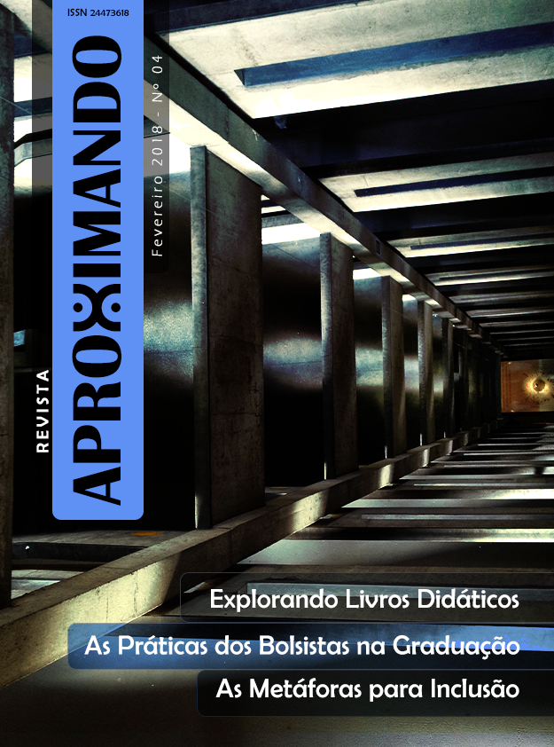 Capa da revista Aproximando. Vol 3. Nº 4 2018