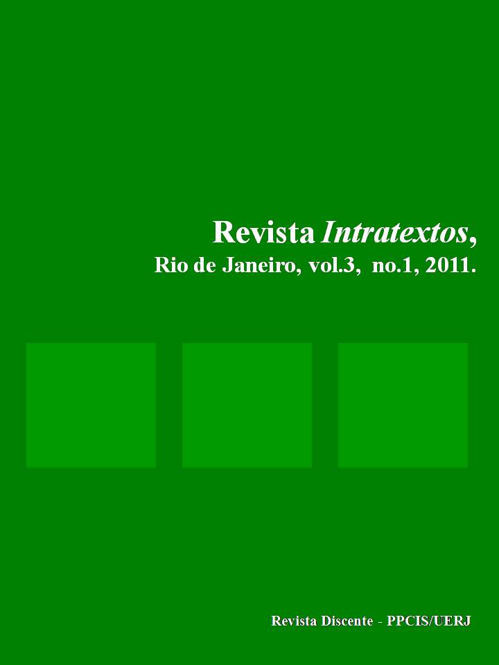 					Ver Vol. 3 Núm. 1 (2011): INTRATEXTOS
				