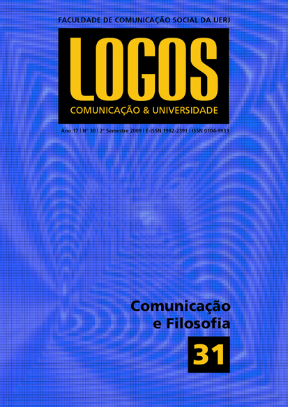 					Ver Vol. 16 Núm. 2 (2009): Comunicação e Filosofia
				