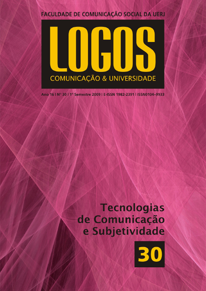 					Visualizar v. 16 n. 1 (2009): Tecnologias de Comunicação e Subjetividade
				