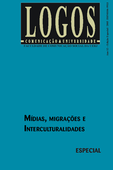 					Visualizar v. 12 n. 2 (2005): Mídias, migrações e interculturalidades
				