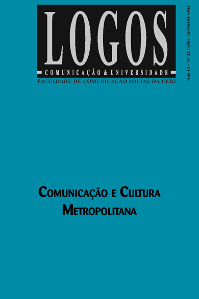 					View Vol. 12 No. 1 (2005): Metropolitan Communication and Culture
				