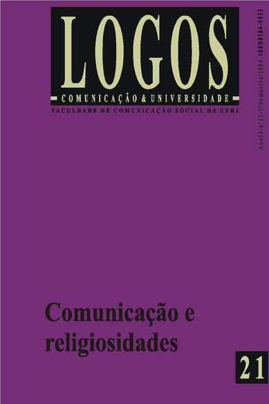					Visualizar v. 11 n. 2 (2004): Comunicação e religiosidades
				