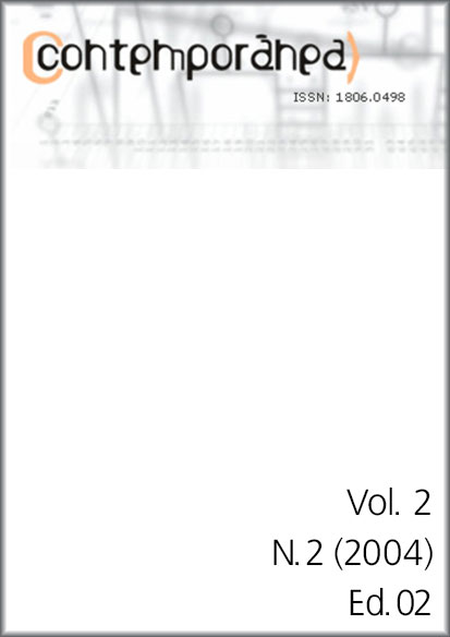 					Visualizar v. 2 n. 1 (2004): Edição 2
				