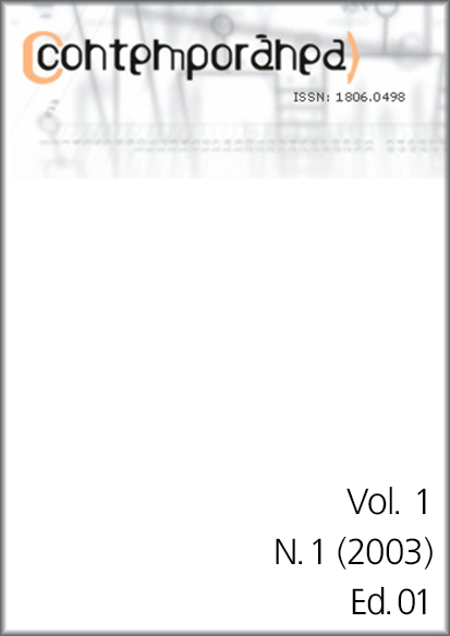 					Visualizar v. 1 n. 1 (2003): Edição 1
				
