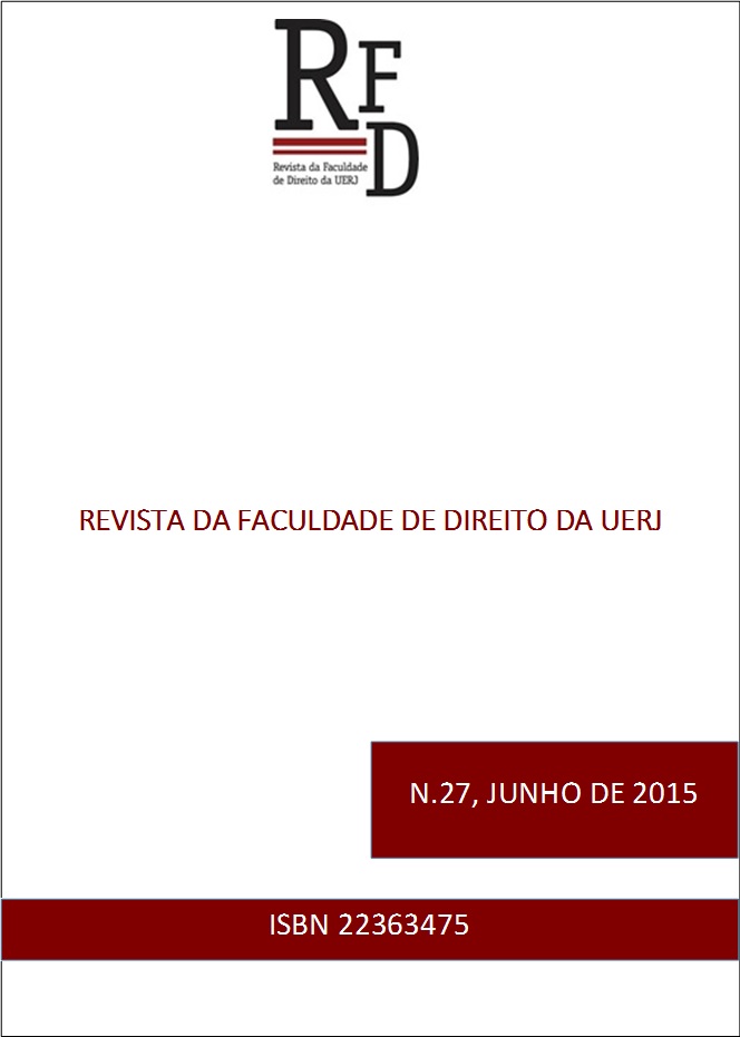					Visualizar n. 27 (2015): Revista da Faculdade de Direito da UERJ-RFD
				