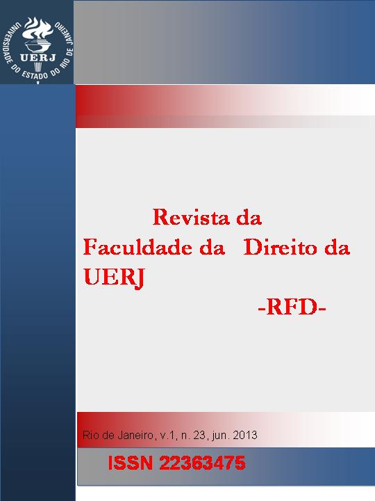 					Visualizar n. 23 (2013): Revista da Faculdade de Direito da UERJ
				