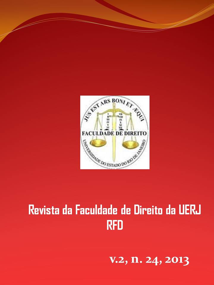					Visualizar n. 24 (2013): Revista da Faculdade de Direito da UERJ-RFD
				
