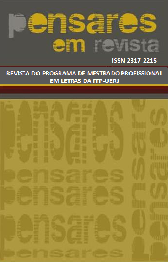 					Visualizar n. 13 (2018): PRÁTICAS DE LINGUAGEM E ENSINO: LÍNGUAS, LITERATURAS E OUTROS CAMPOS DO SABER
				