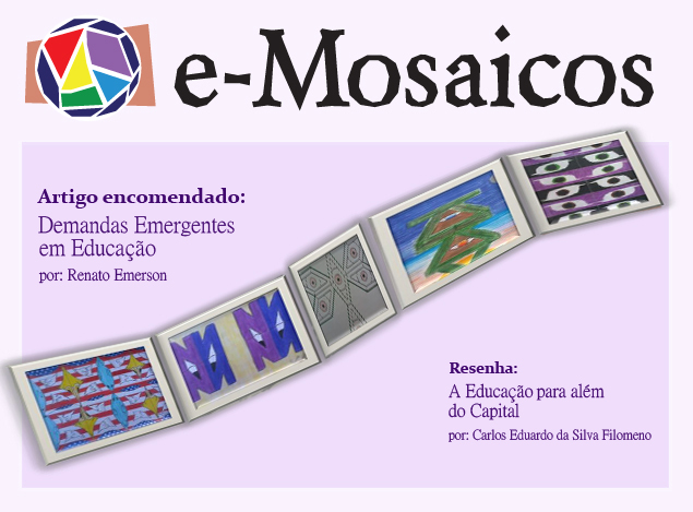 					Visualizar v. 2 n. 4 (2013): e-Mosaicos
				