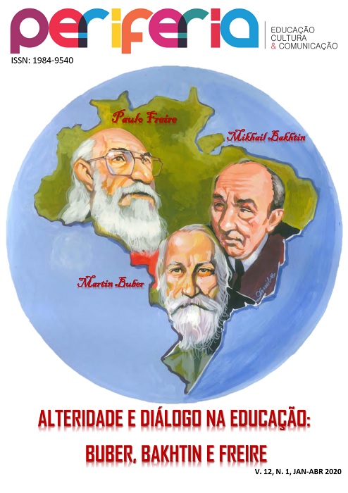 					Visualizar REVISTA PERIFERIA, V. 12, N. 1, JAN./ABR. 2020 - ALTERIDADE E DIÁLOGO NA EDUCAÇÃO: BUBER, BAKHTIN E FREIRE
				