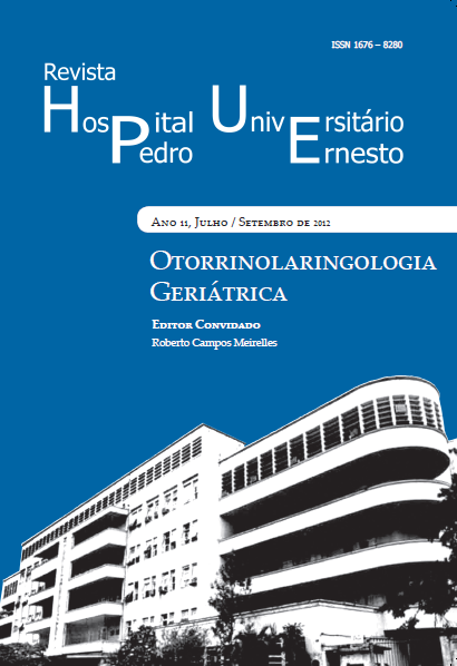 					Visualizar v. 11 n. 3 (2012): Otorrinolaringologia Geriátrica
				