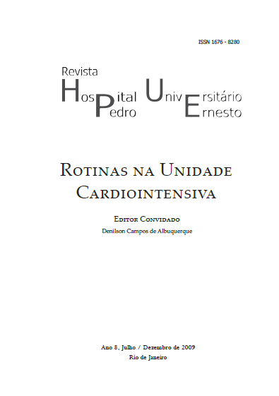 					Visualizar v. 8 n. 2 (2009): Rotinas da Unidade Cardiointensiva
				