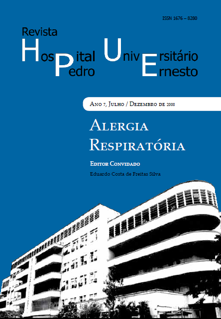 					Visualizar v. 7 n. 2 (2008): Alergia Respiratória
				