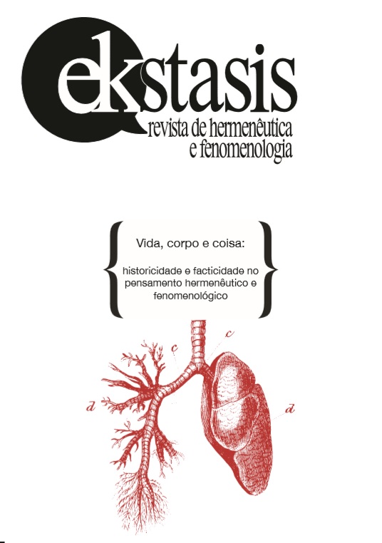 					Visualizar v. 5 n. 2 (2016): Vida, corpo e coisa: historicidade e facticidade no pensamento hermenêutico e fenomenológico
				