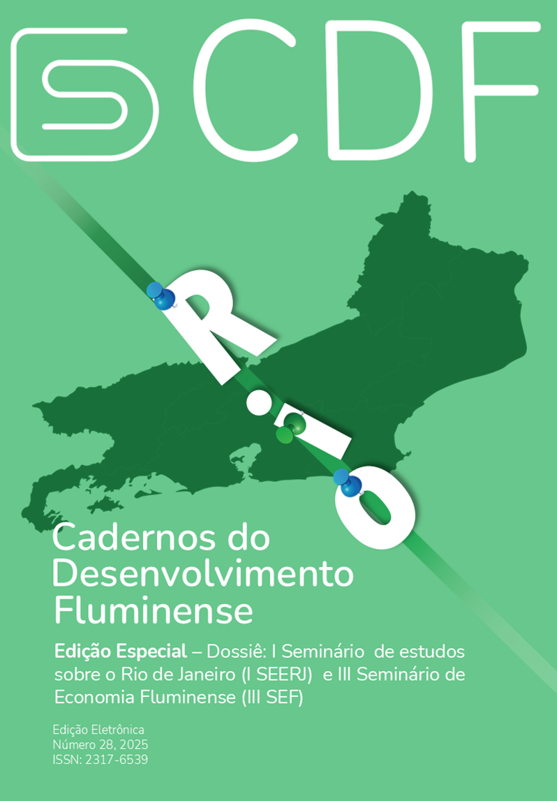 Visualizar n. 28 especial (2025): Dossiê - I Seminário de Estudos sobre o Estado do Rio de Janeiro (I SEERJ) e III Seminário de Economia Fluminense (III SEF)