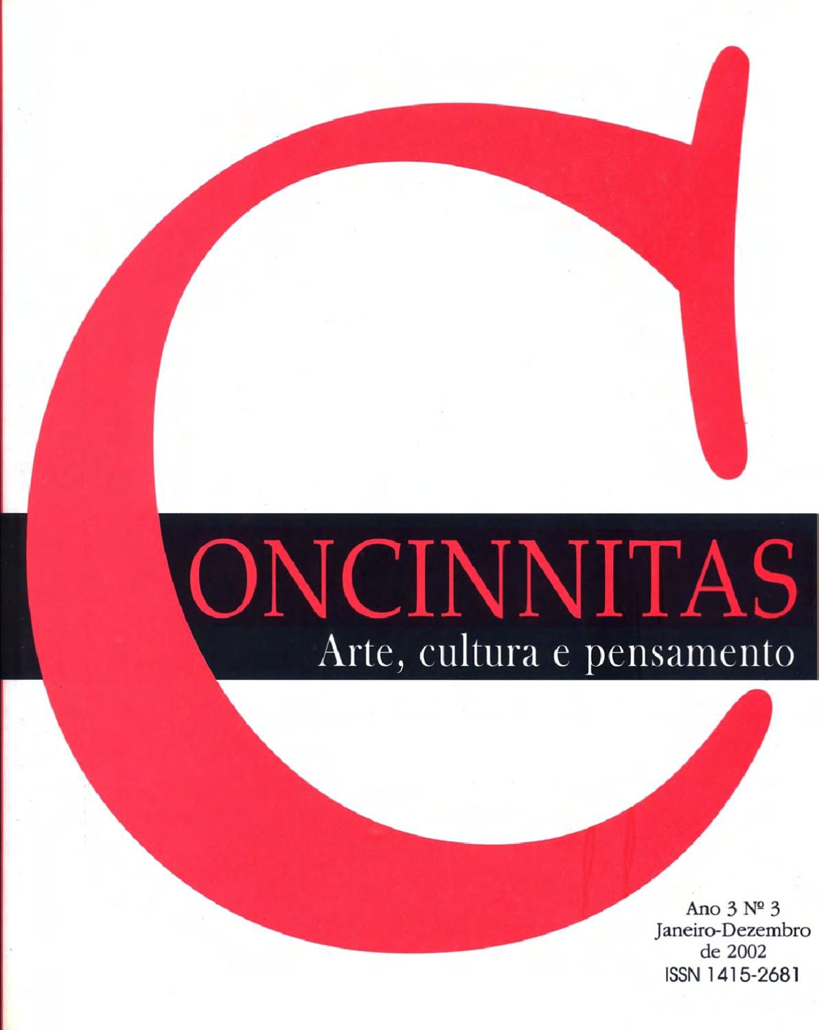 					Afficher Vol. 1 No. 3 (2002): CONCINNITAS: Arte, cultura e pensamento
				