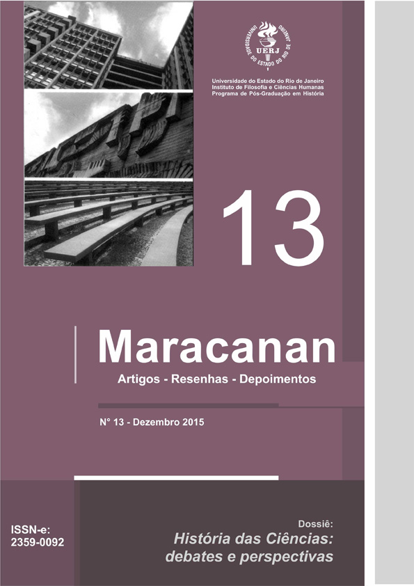 Revista Maracanan - número 13. História das Ciências