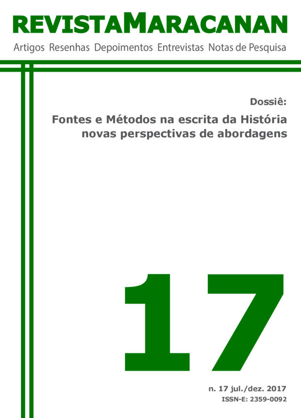 					View No. 17 (2017): Fontes e Métodos na escrita da História: novas perspectivas de abordagens
				