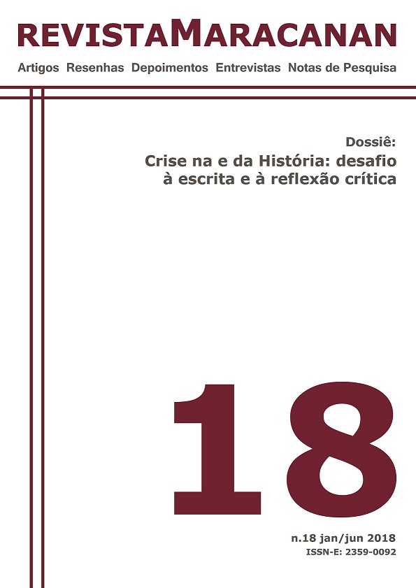 					Visualizar n. 18 (2018): Crise na e da História: desafio à escrita e à reflexão crítica
				