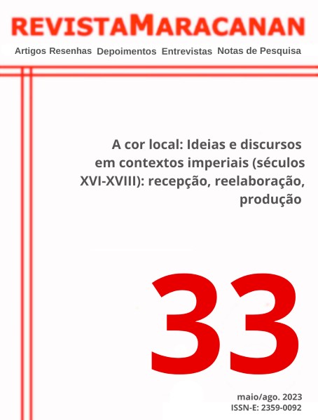 					Visualizar n. 33 (2023): A cor local: Ideias e discursos em contextos imperiais (séculos XVI-XVIII) - recepção, reelaboração, produção
				