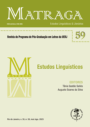 					Visualizar v. 30 n. 59 (2023): Interrelações entre linguagem, cultura e cognição em contextos de uso
				