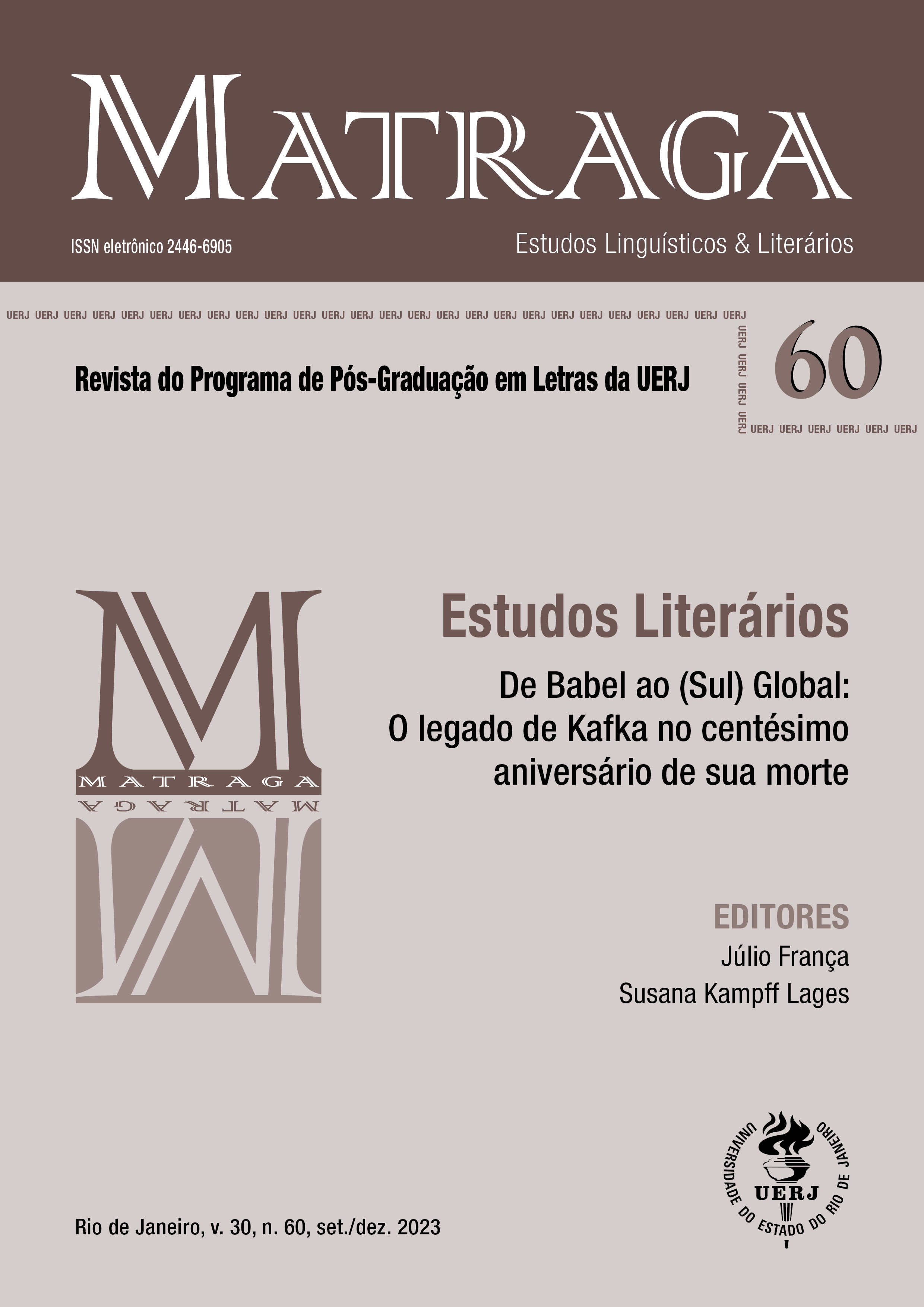 capa da Matraga 60