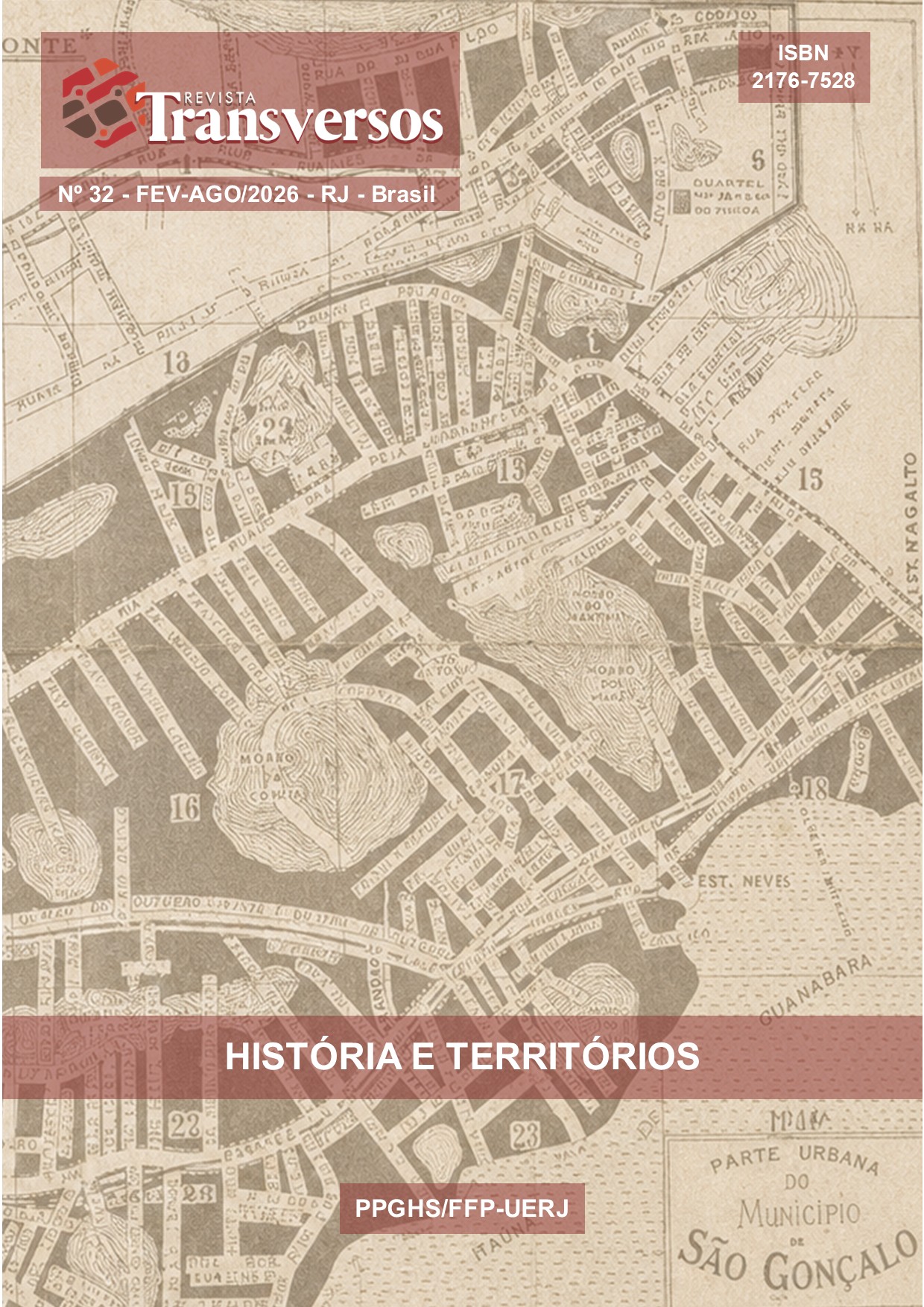 Mapa de São Gonçalo em 1940.